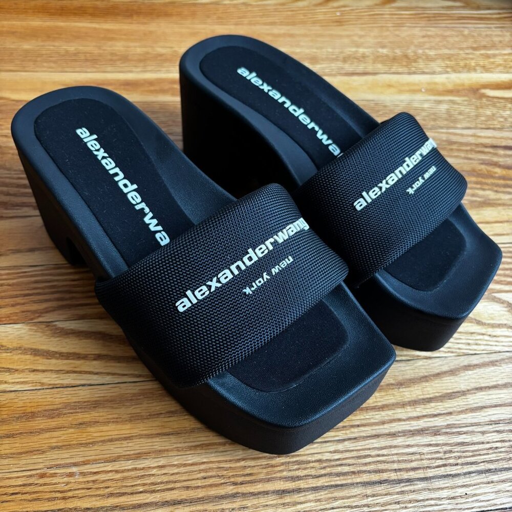 Alexander Wang Black Women's Platform Sandals